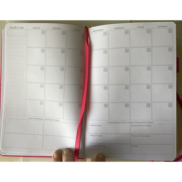 Legend Planner Deluxe Budget Planner & Schedule Organizer Weekly, Monthly, Pink - Picture 5 of 14